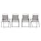Flash Furniture Brown Folding Sling Patio Chairs with Armrests, 4PK 4-GM-SC098-BR-GG - alternate 7